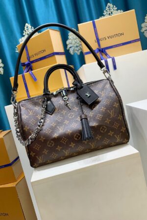LV Speedy Soft 30 Brown Monogram Bag