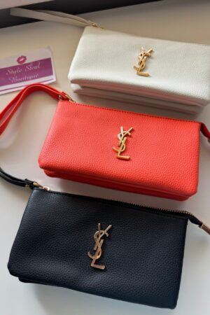 YSL Chevron Clutch
