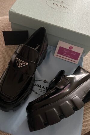 Prada Monolith Loafers