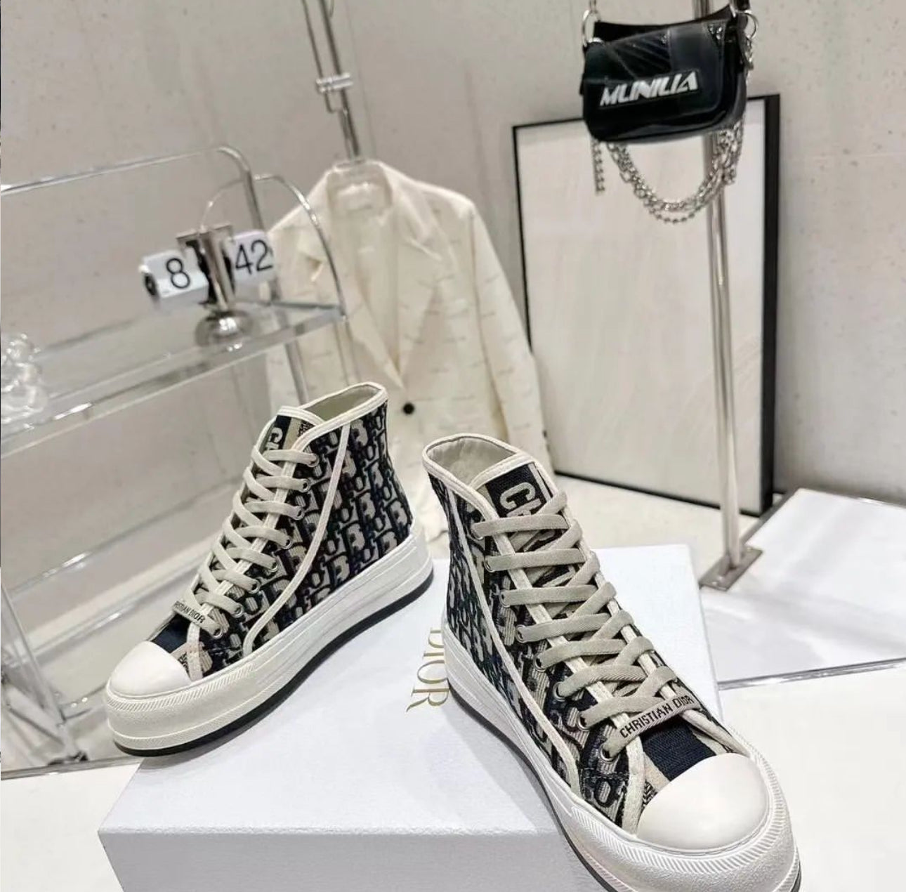 Dior Platform Sneakers - Image 2