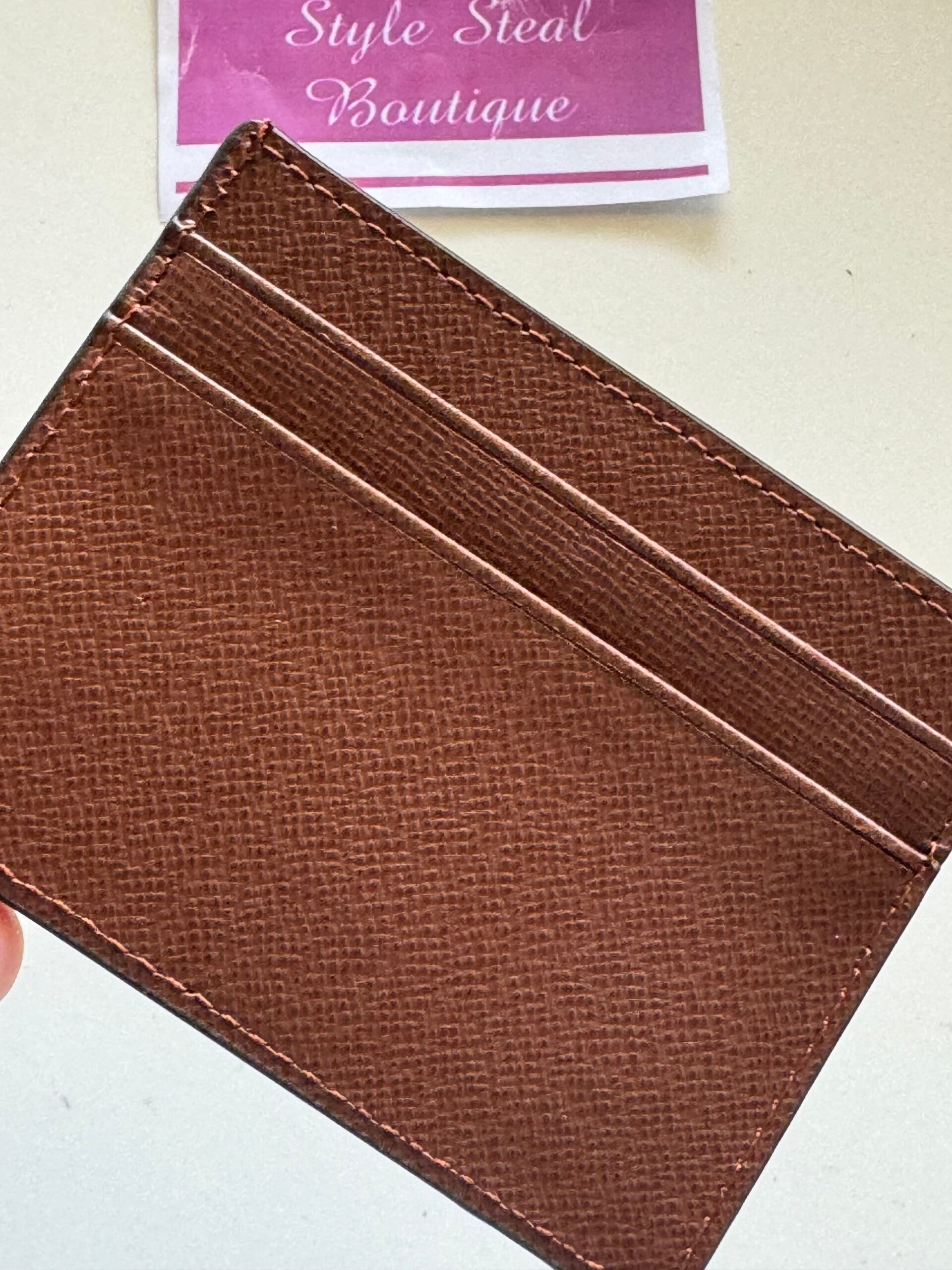 Prada Saffiano Leather Card Holder - Image 4