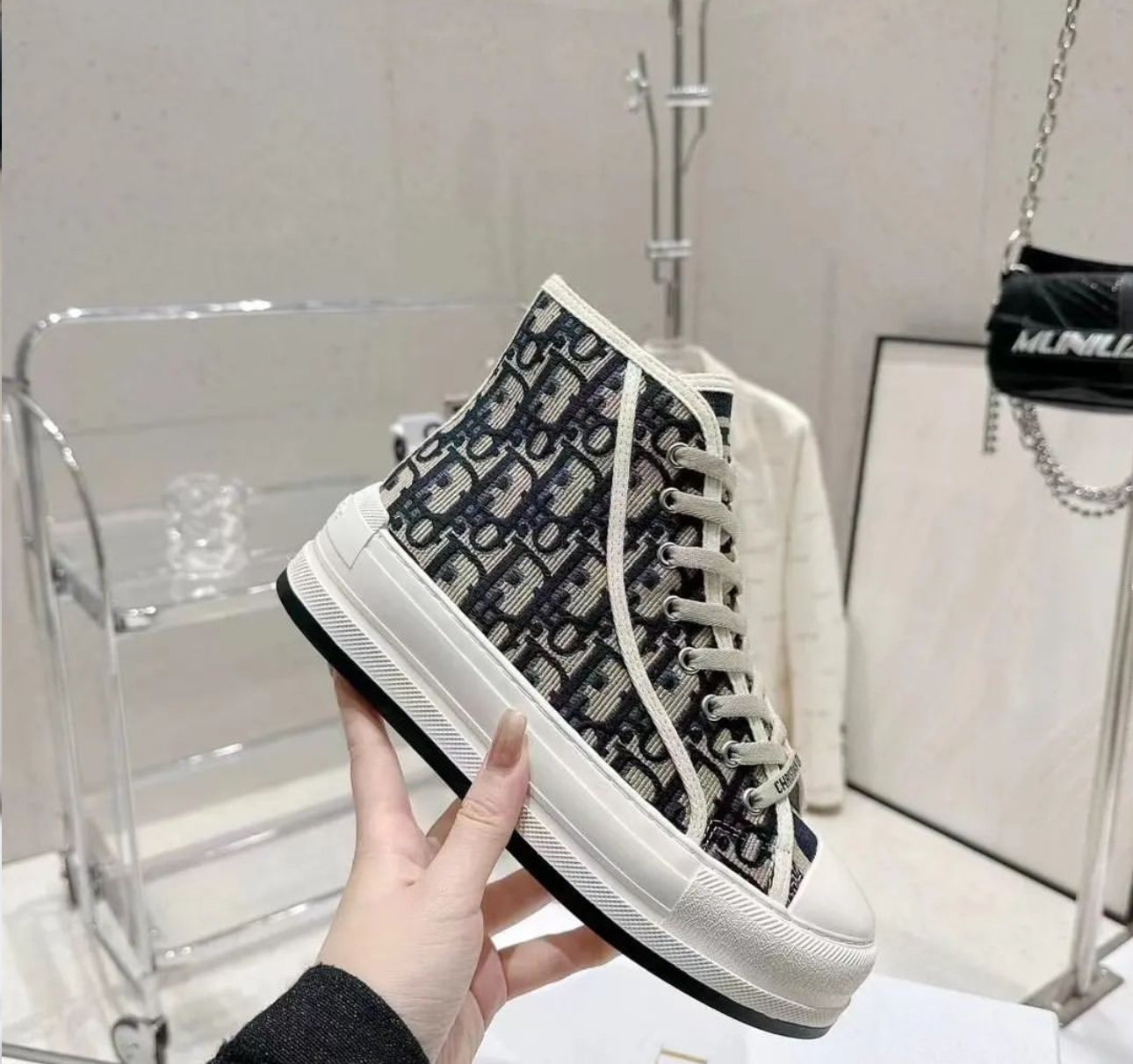 Dior Platform Sneakers - Image 6