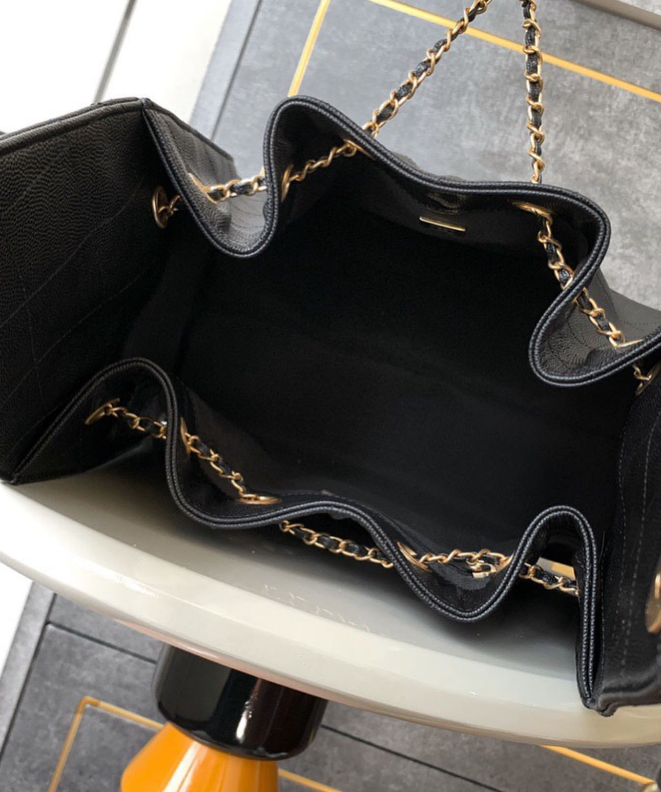 Chanel Drawstring Bucket Bag - Image 7