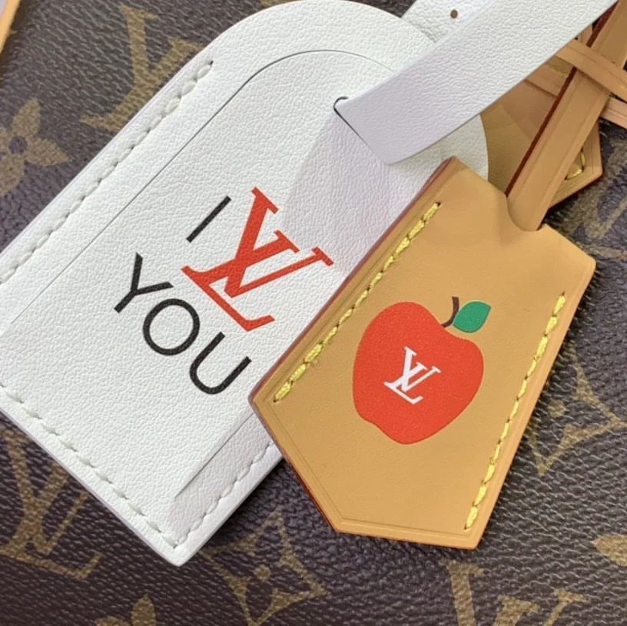 LV Speedy Soft 30 Brown Monogram Empreinte Souple Bag - Image 6