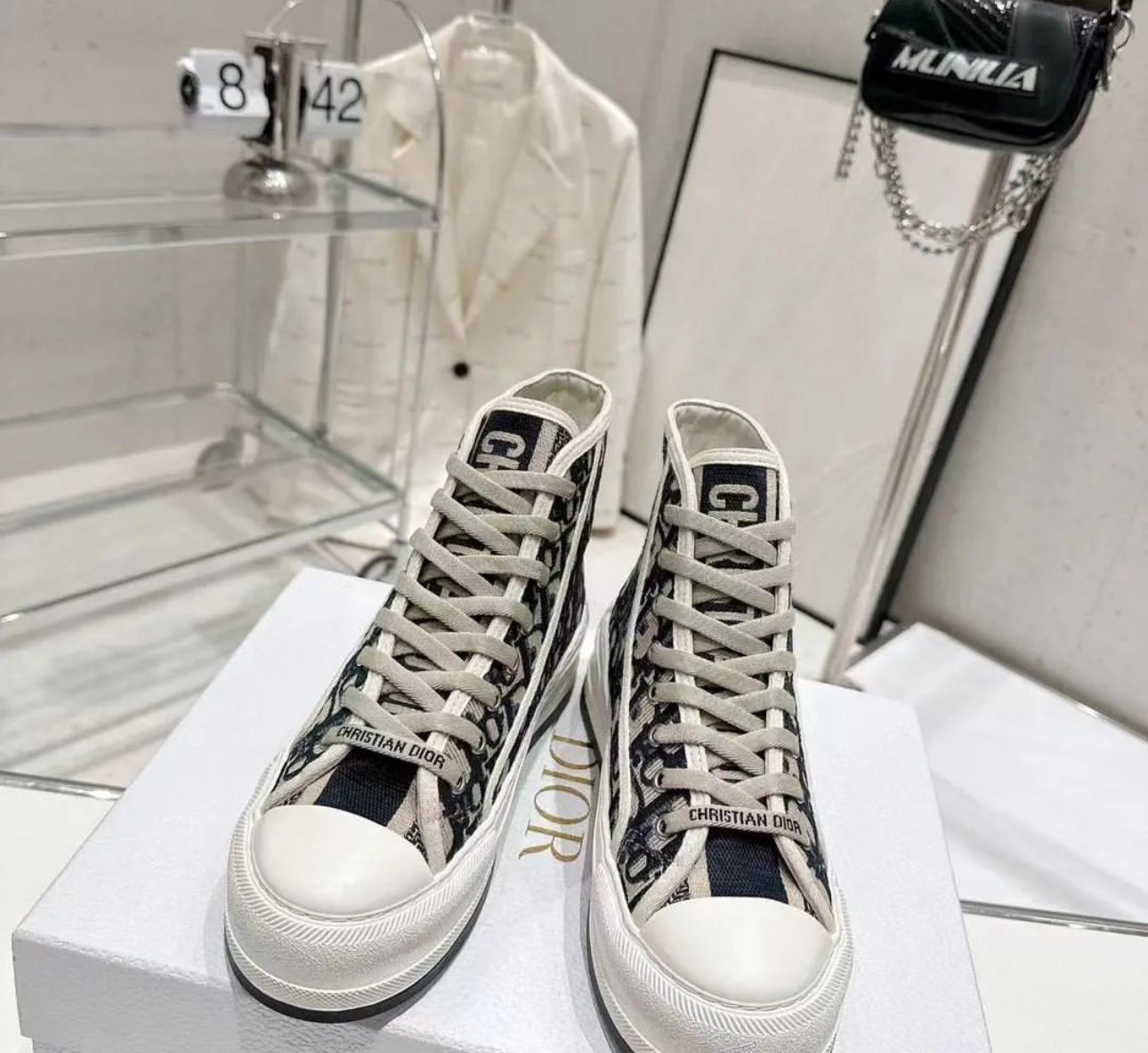 Dior Platform Sneakers - Image 3
