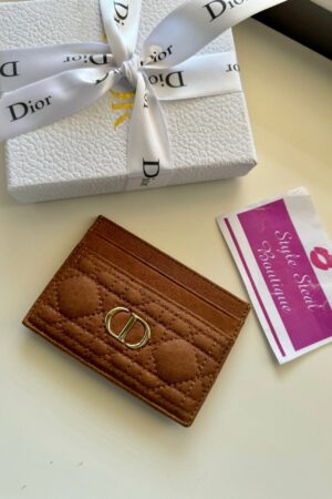 Dior Caro Freesia Card Holder