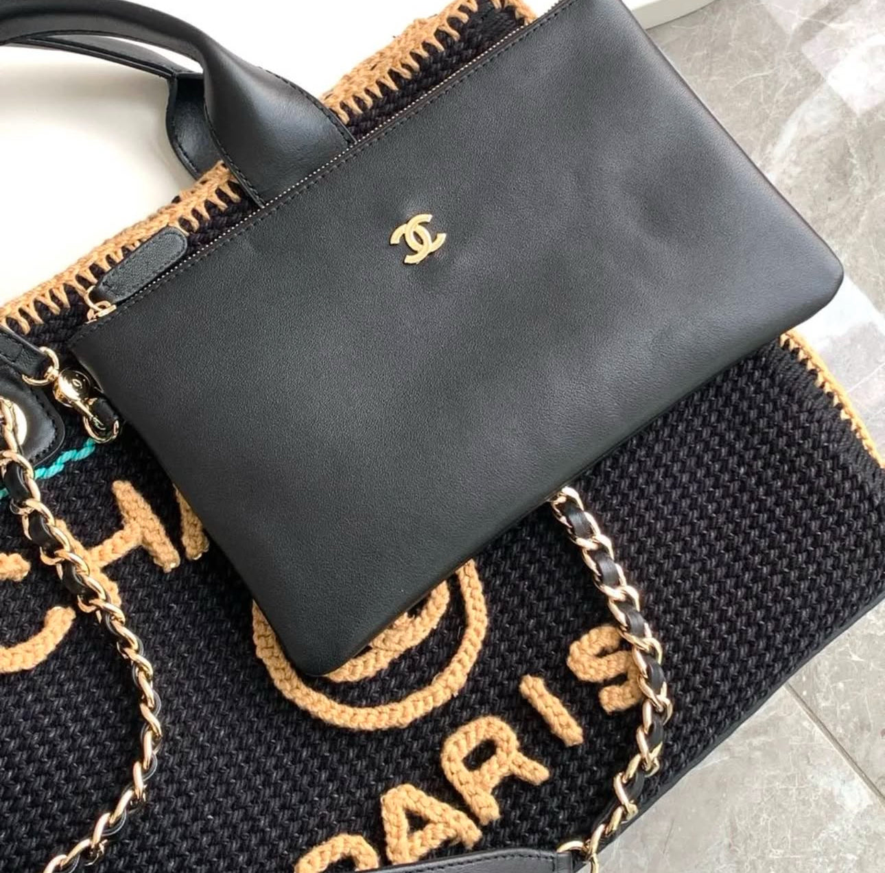 Chanel Deauville Tote - Image 7