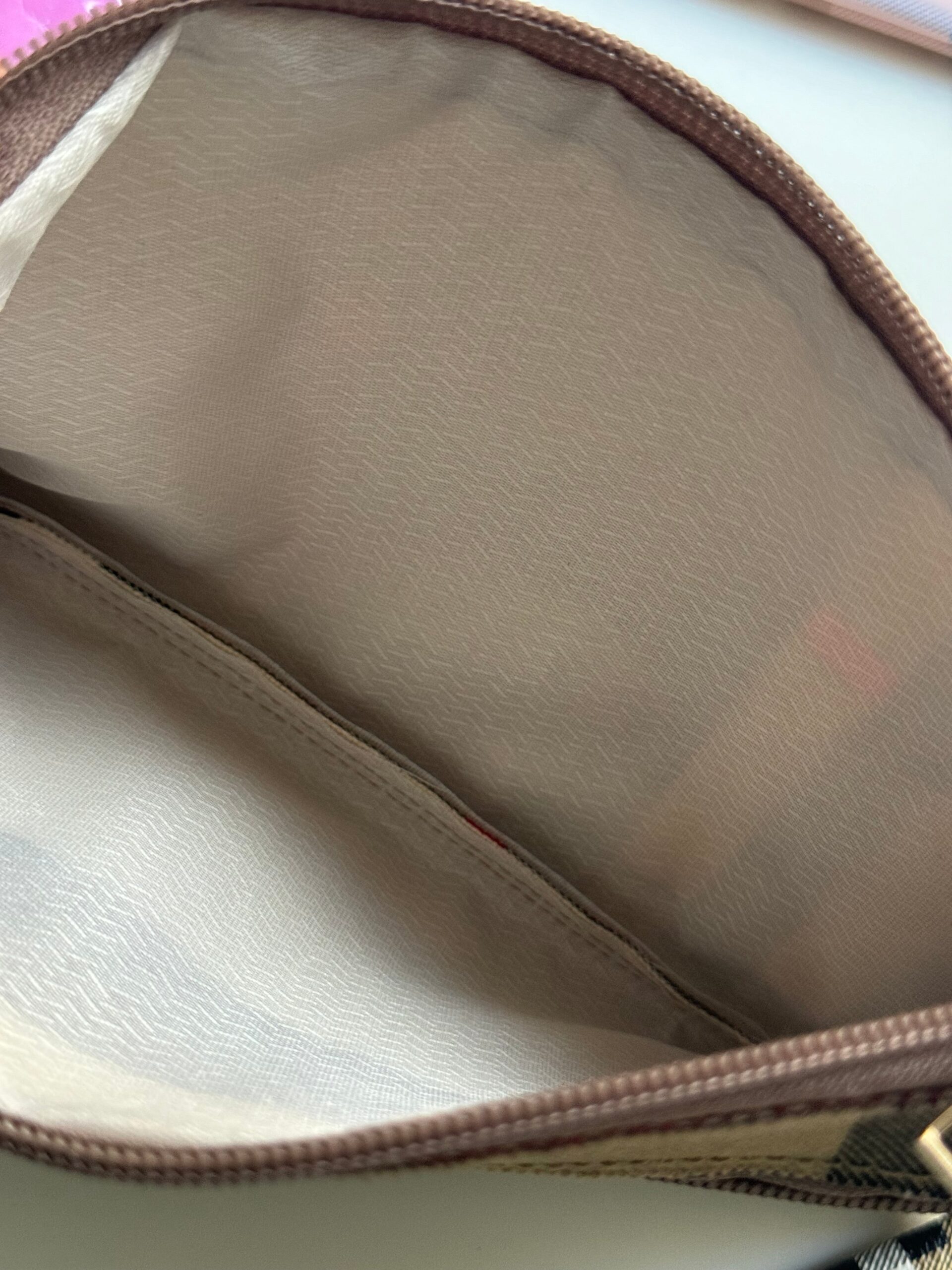 Burberry Check Zip Pouch - Image 8