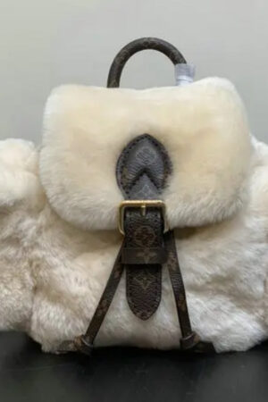 LV nano teddy backpack