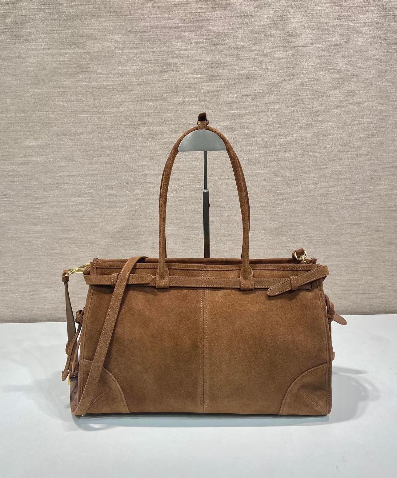Prada Suede Bag - Image 5