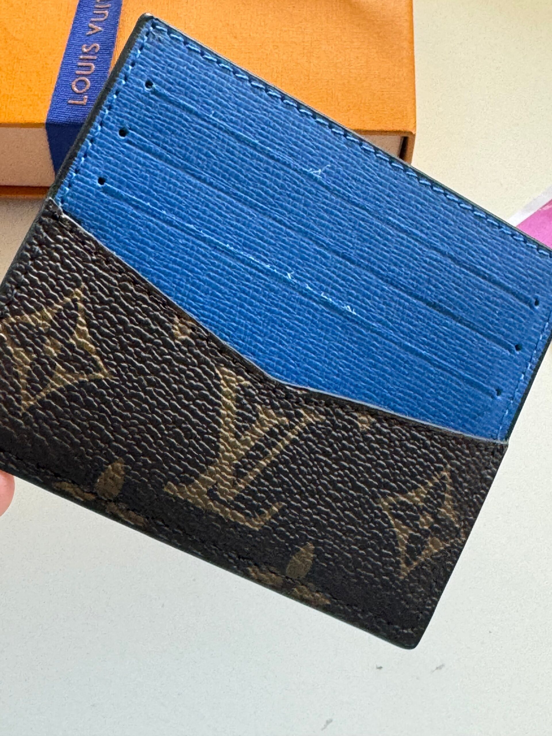 LV Monogram Card Holder - Image 3