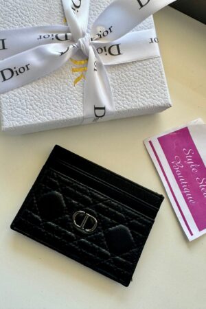 Dior Caro Freesia Card Holder
