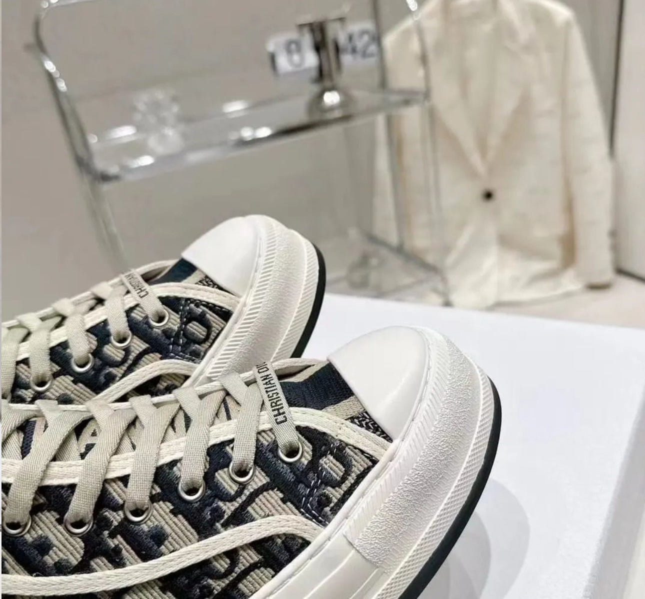 Dior Platform Sneakers - Image 4