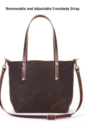 Avery Leather Tote Bag