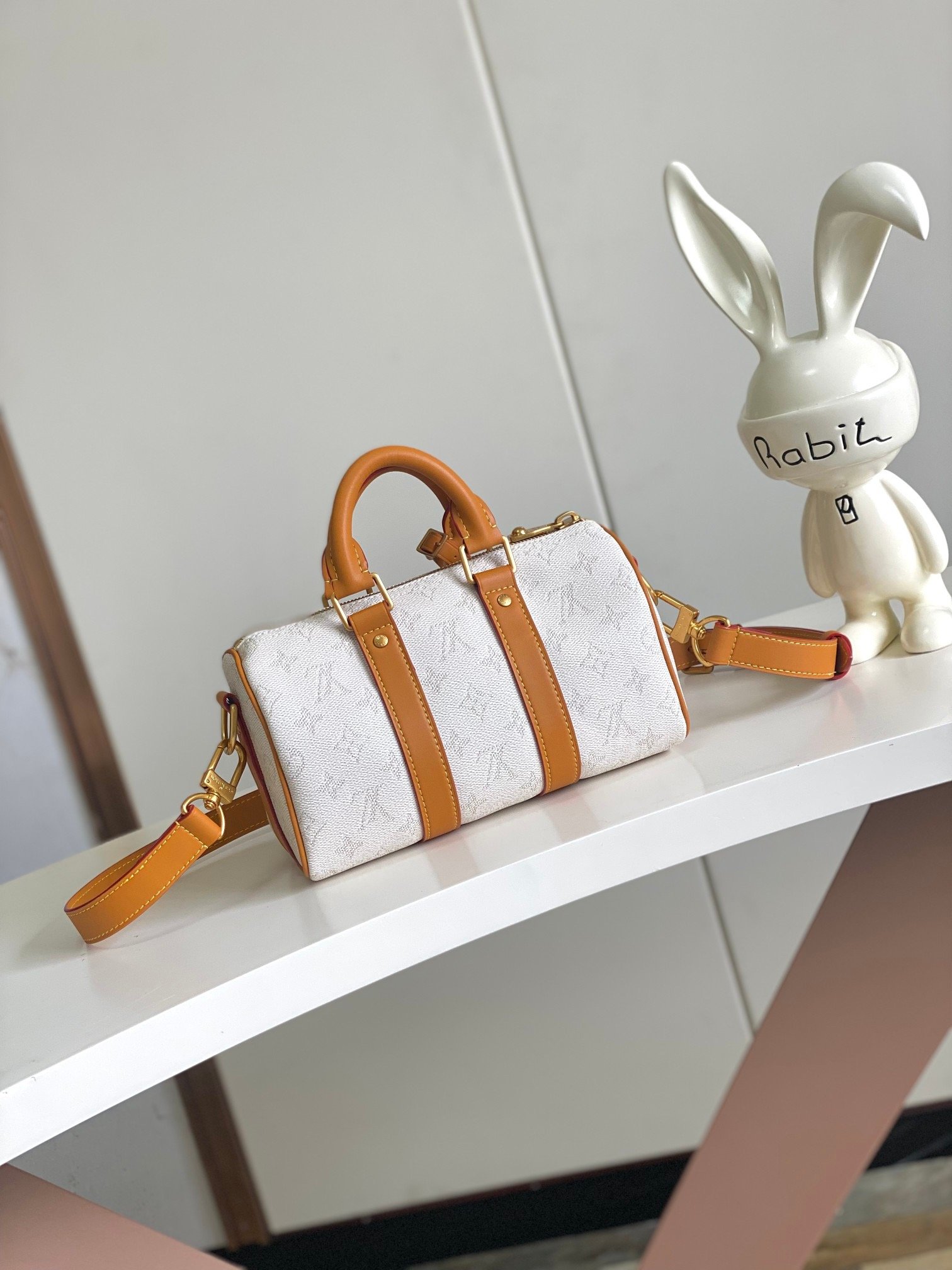 Louis Vuitton White Speedy 25 - Image 3
