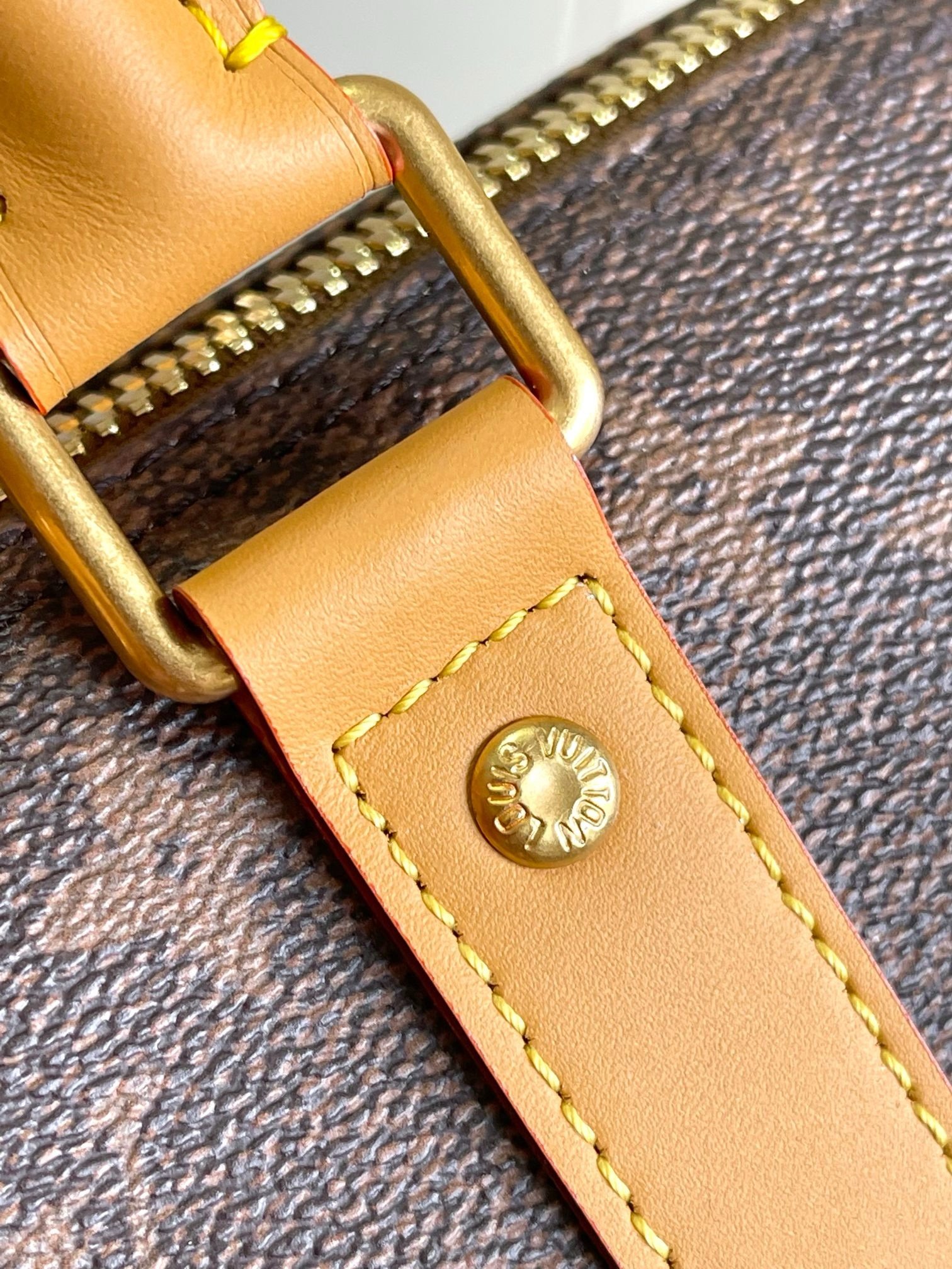 Louis Vuitton Brown Keepall Bandoulière 25 - Image 5