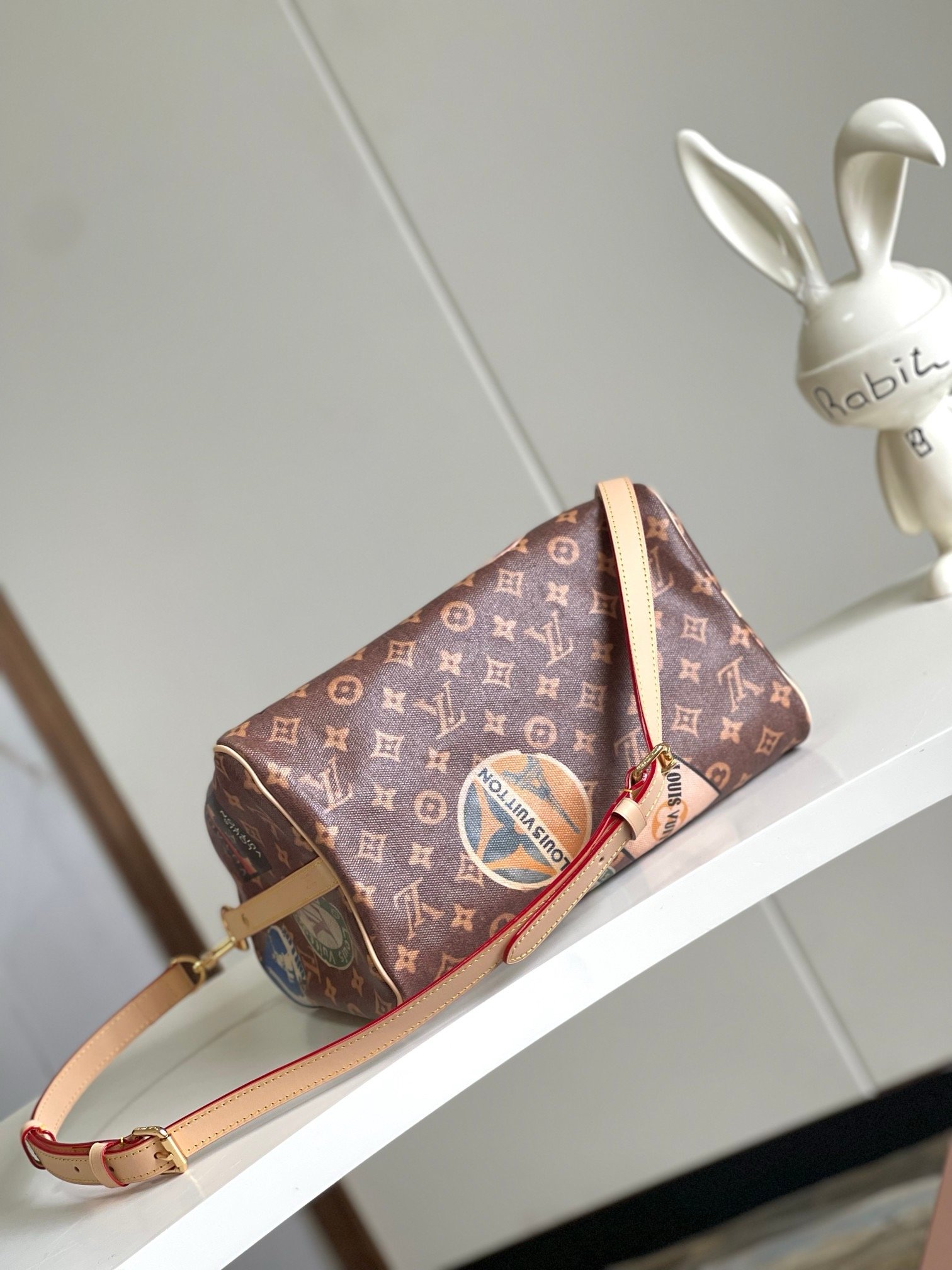 Louis Vuitton Brown with Labels Speedy 30 - Image 4