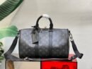 Louis Vuitton Black Keepall Bandoulière