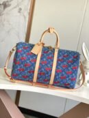 Louis Vuitton Blue Keepall