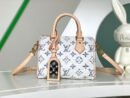 Louis Vuitton White With Gray Art Speedy 20
