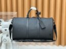 Louis Vuitton Black Keepall Bandoulière 50