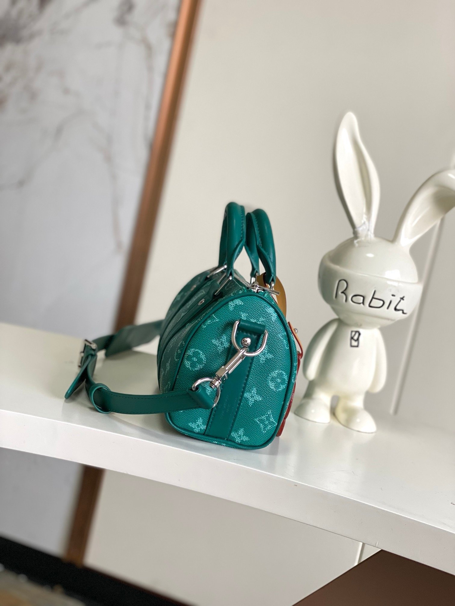 Louis Vuitton Teal Green Speedy 25 - Image 2