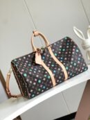 Louis Vuitton multi Brown Keepall Bandoulière 45
