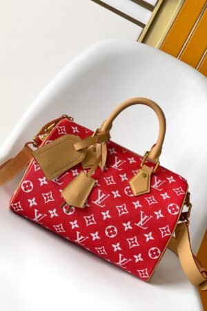 Louis Vuitton Red Speedy P9