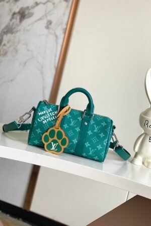 Louis Vuitton Teal Green Speedy 25