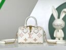 Louis Vuitton White With Brown Art Speedy Bandoulière 20