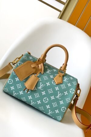 Louis Vuitton Light Green Speedy P9