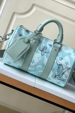Louis Vuitton Sky Blue Speedy Bandoulière 25