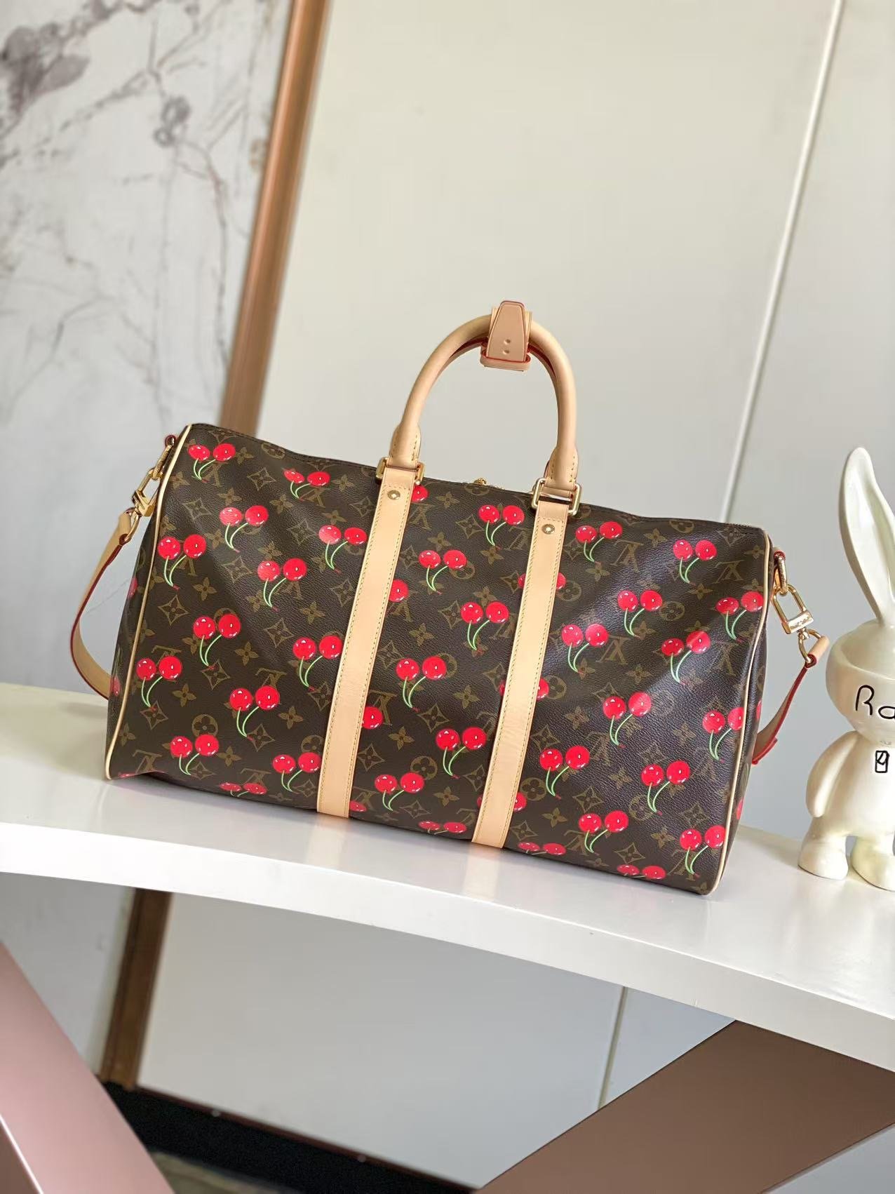 Louis Vuitton Brown Keepall - Image 2