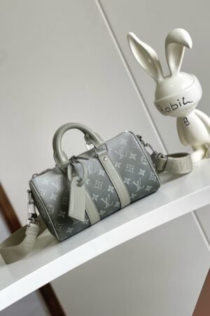 Louis Vuitton Gray Keepall Bandoulière 25