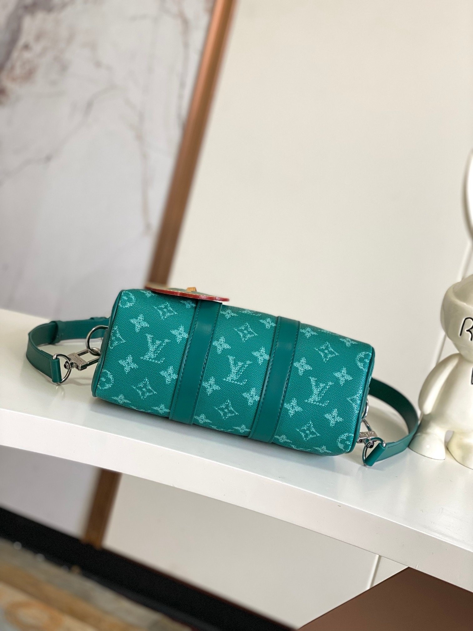 Louis Vuitton Teal Green Speedy 25 - Image 4