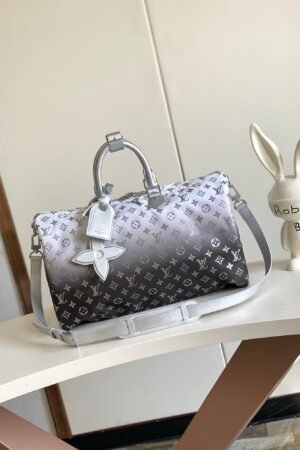 Louis Vuitton Silver Keepall Bandoulière 45