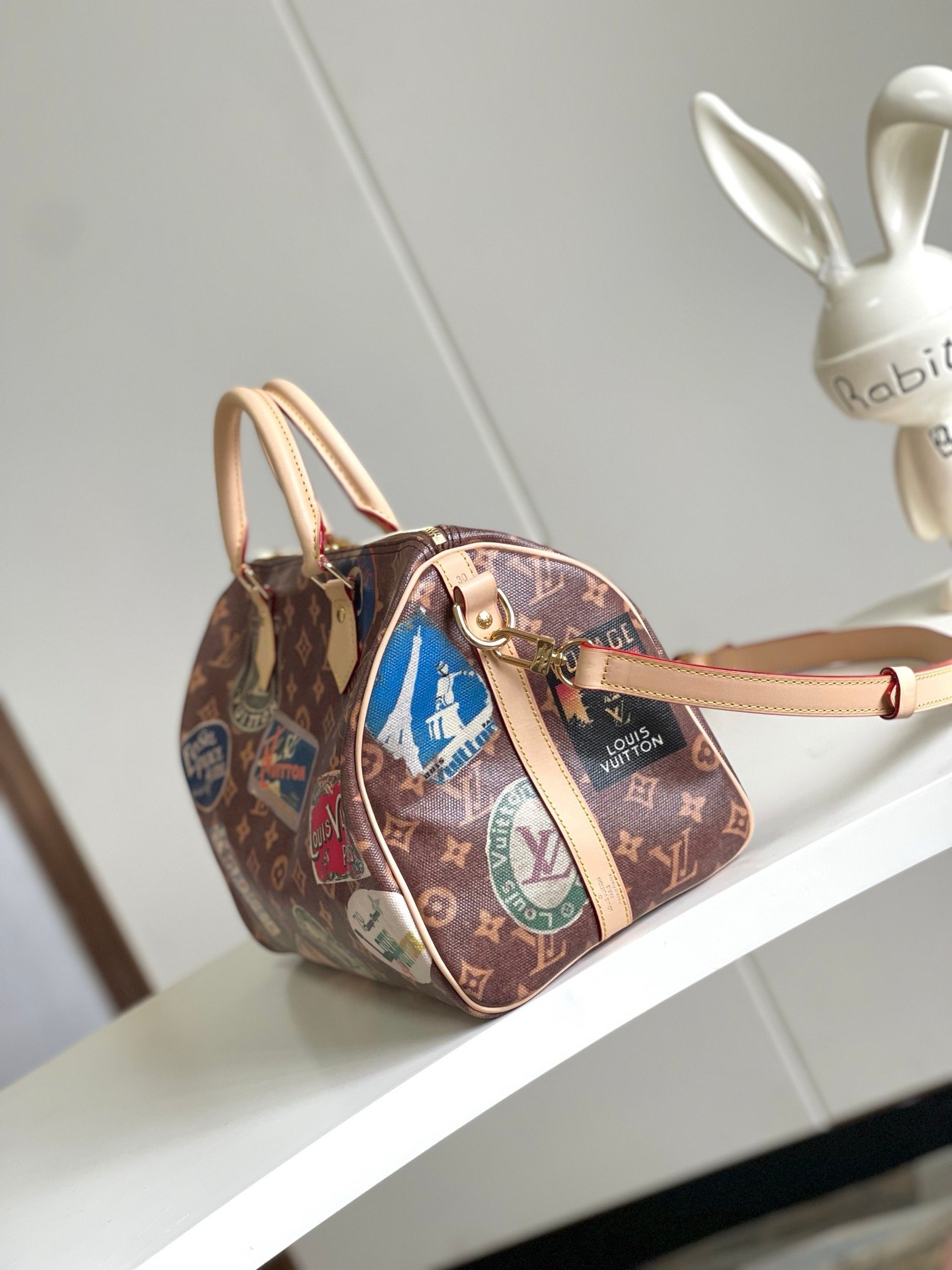 Louis Vuitton Brown with Labels Speedy 30 - Image 2