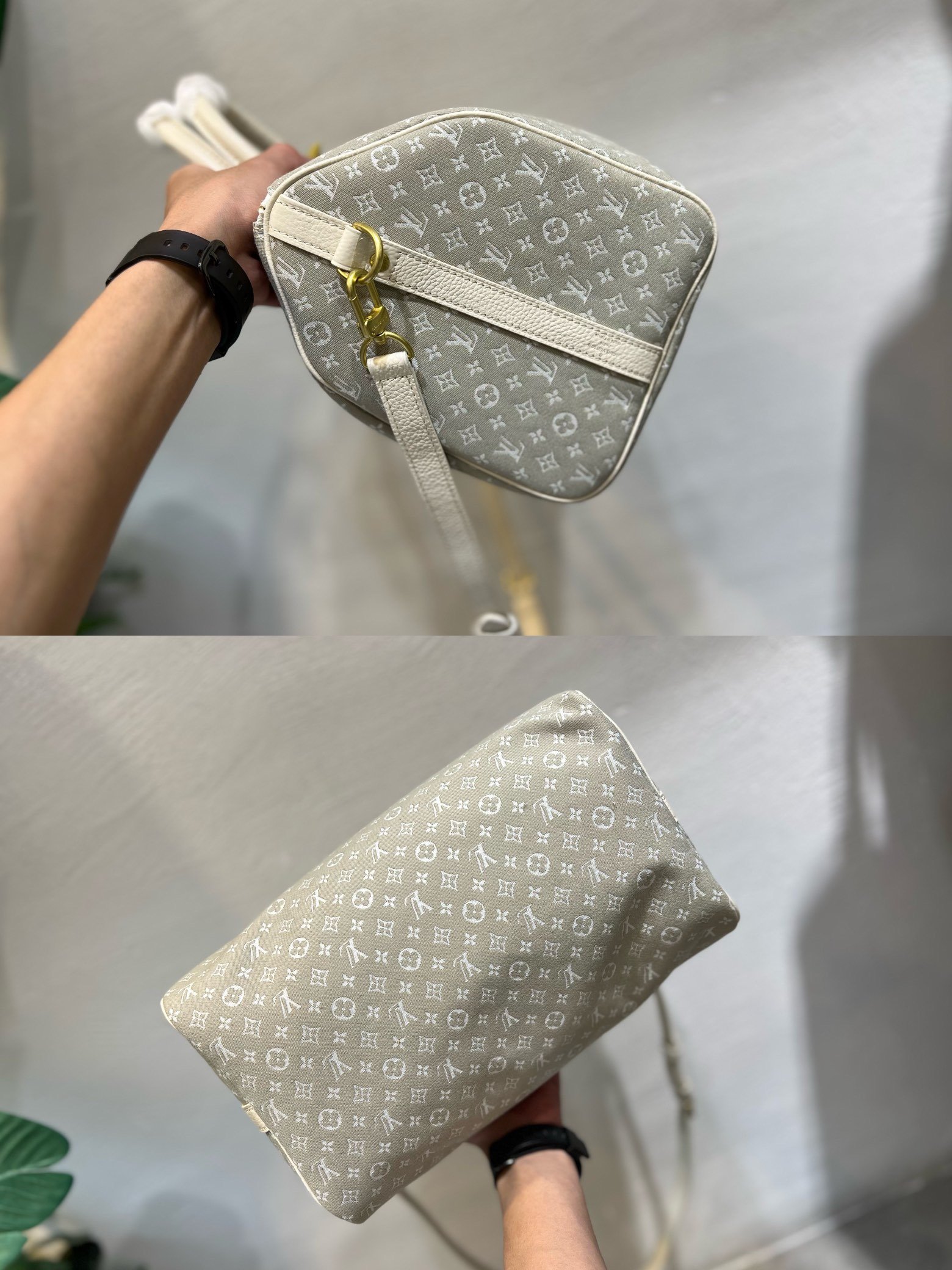 Louis Vuitton Light Gray Speedy 30 - Image 3