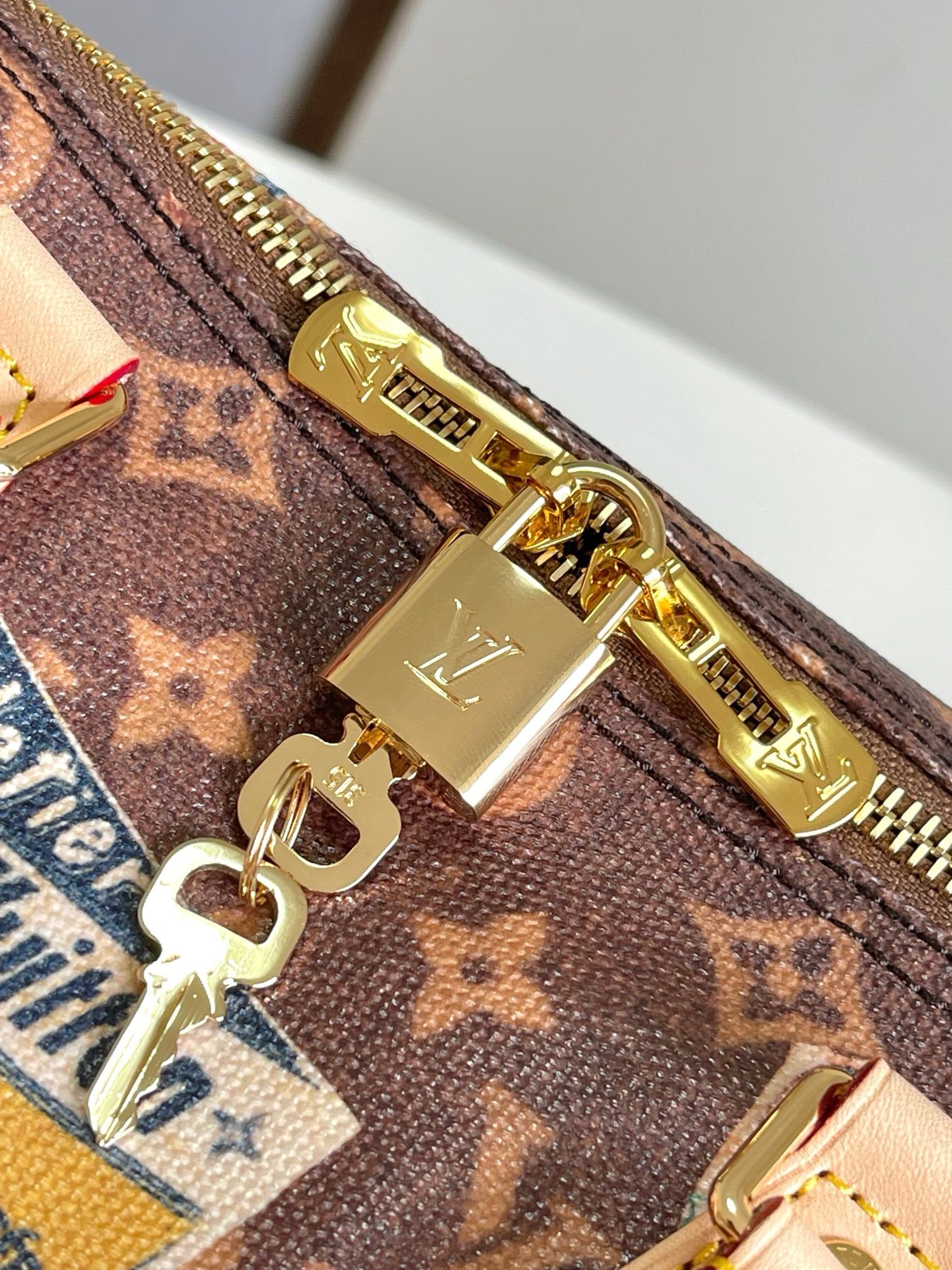 Louis Vuitton Brown with Labels Speedy 30 - Image 5