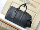 Louis Vuitton Full Black Keepall Bandoulière
