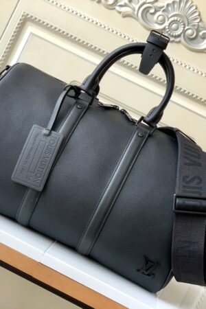 Louis Vuitton Full Black Keepall Bandoulière