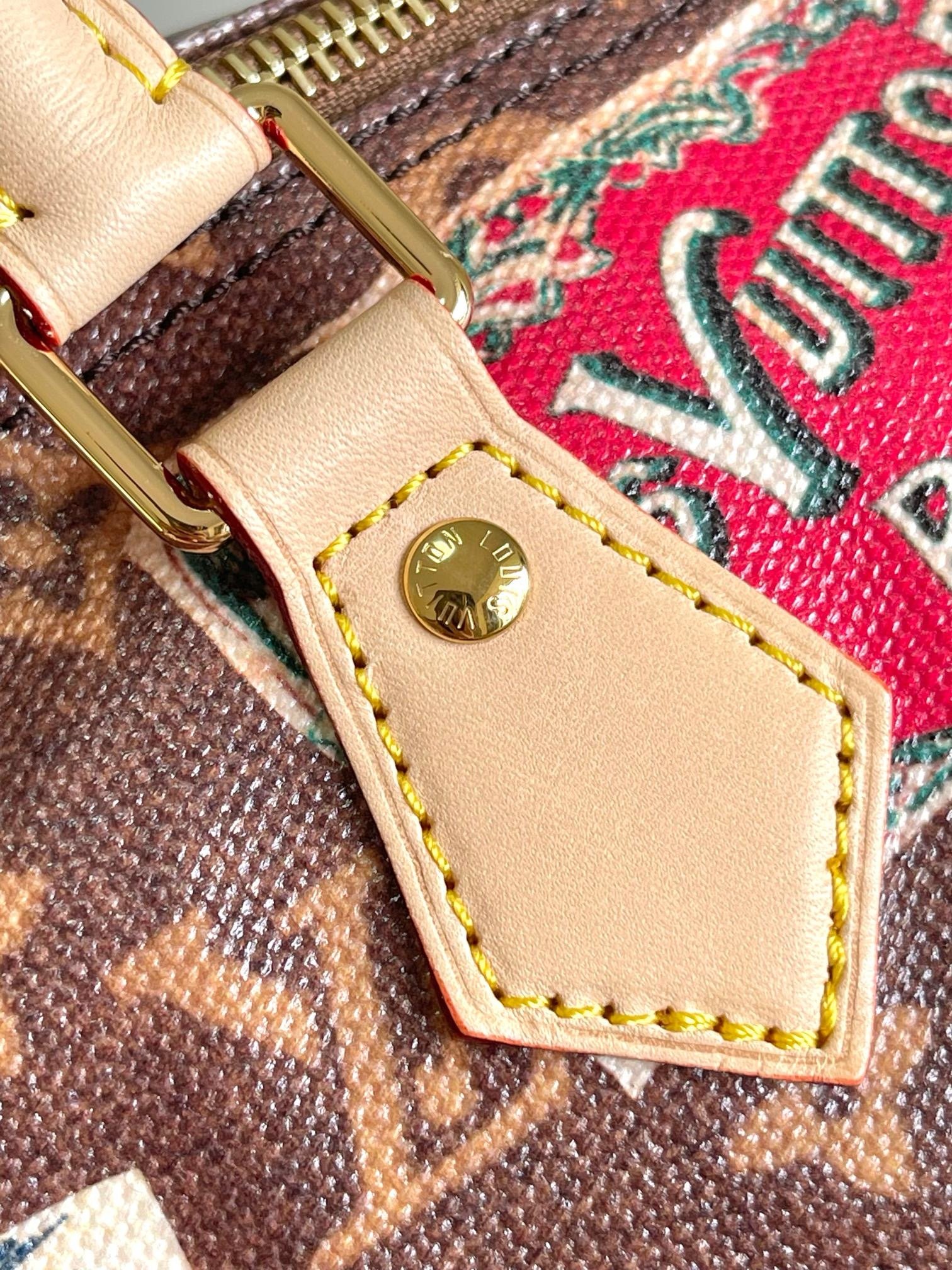 Louis Vuitton Brown with Labels Speedy 30 - Image 8