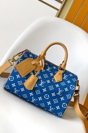 Louis Vuitton Blue Speedy P9