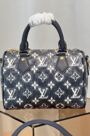 Louis Vuitton Dark Blue Speedy 20