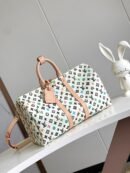 Louis Vuitton White Keepall Bandoulière 45