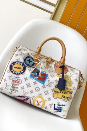 Louis Vuitton White Speedy 30