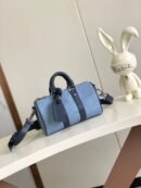 Louis Vuitton Keepall Blue Bandoulière