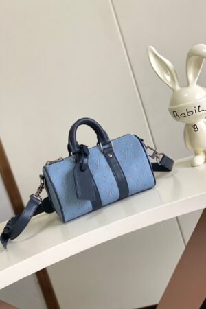 Louis Vuitton Keepall Blue Bandoulière