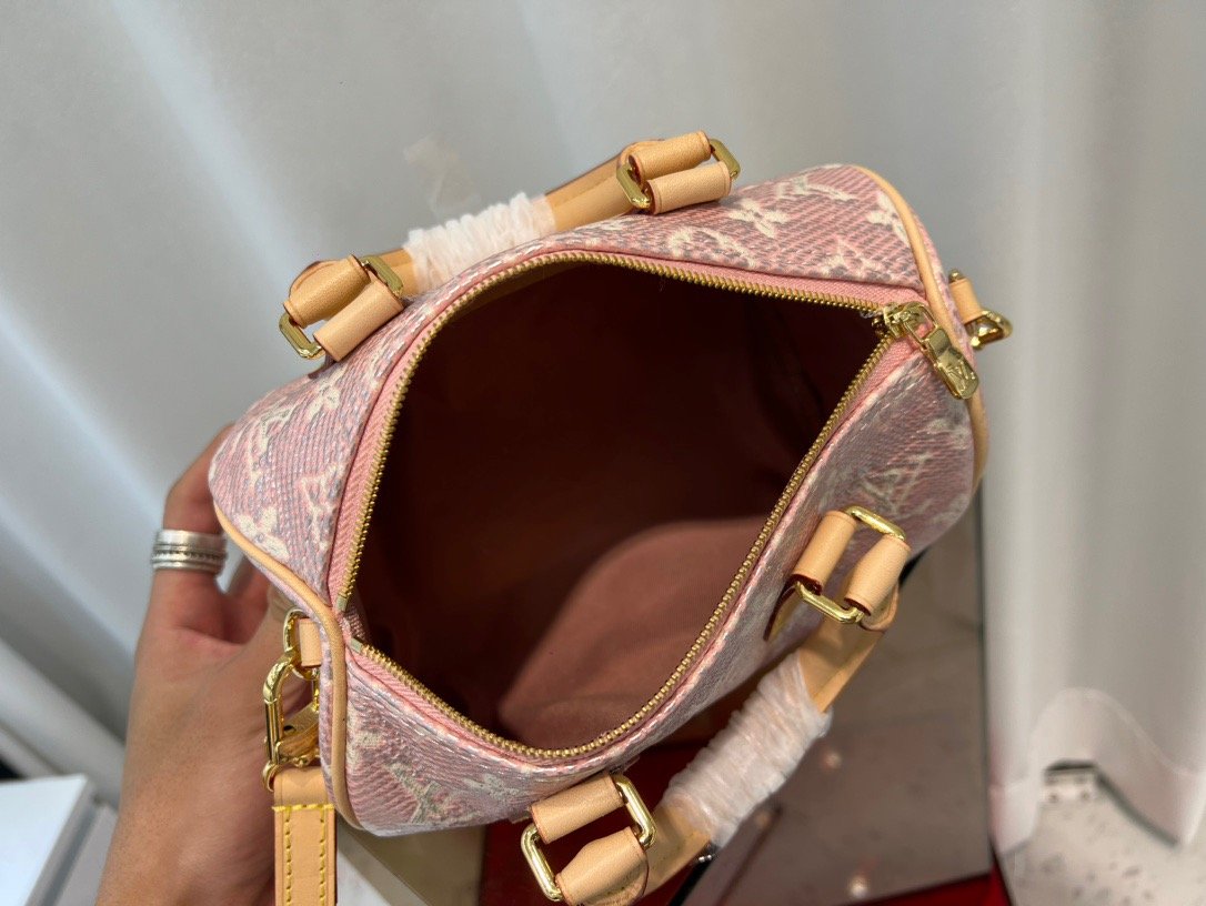 Louis Vuitton Light Pink Speedy 20 - Image 9