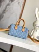 Louis Vuitton Blue Nano Speedy